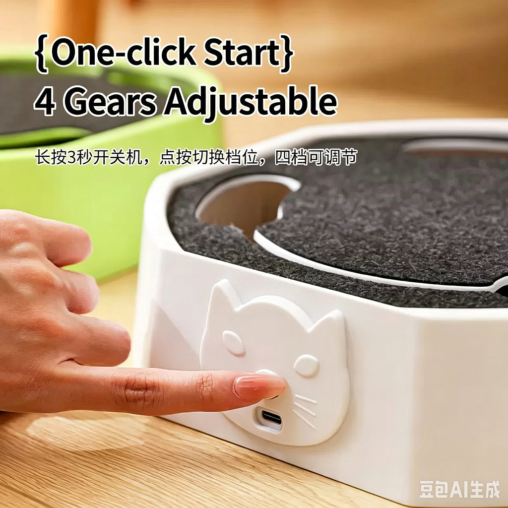 Electric Cat Toys 2 Speed Adjustable Automatic Puzzle Catch Mouse Play Cat Toy for Pet Supplies
