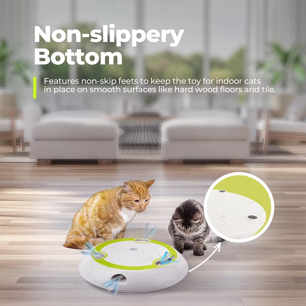 Electric Cat Toys 2 Speed Adjustable Automatic Puzzle Catch Mouse Play Cat Toy for Pet Supplies