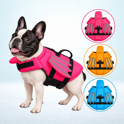 Dog Life Jacket – Adjustable Safety Vest with High Buoyancy & Rescue Handle