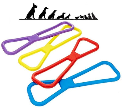 Tug of War Pull Toy for Large Medium Small Dogs Heavy Duty Rubber Dog Toy 32cm