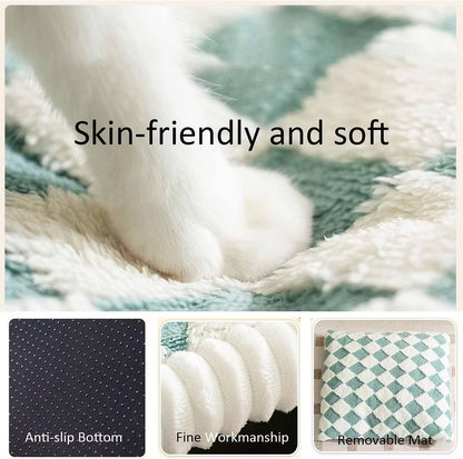 Cozy Pet House,Foldable Warm Kennel Dog/Cat Bed