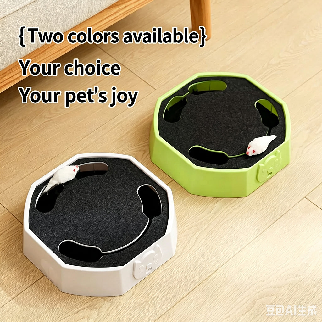 Electric Cat Toys 2 Speed Adjustable Automatic Puzzle Catch Mouse Play Cat Toy for Pet Supplies