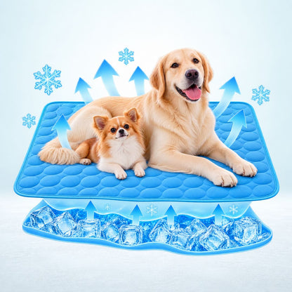 Self Cooling Mat Bed Pet Dog Cat Heat Relief Non-Toxic Summer Bed Pad