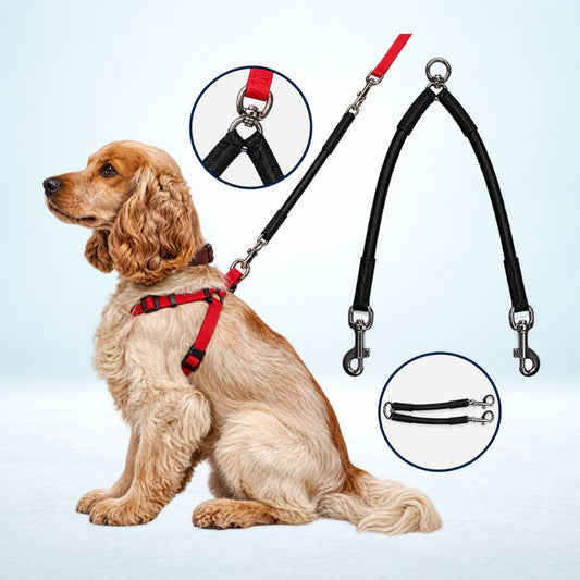Shock Absorber Dog Lead Attachment reduces strain