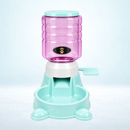 1.8L Pet Feeder Exercise Intelligence Dog Cat Automatic Press Feeder (Green)