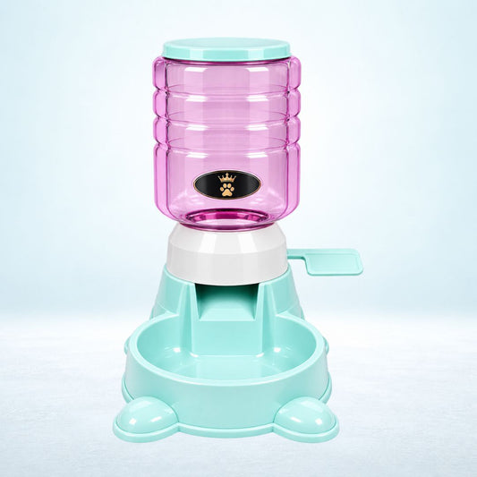 1.8L Pet Feeder Exercise Intelligence Dog Cat Automatic Press Feeder (Green)