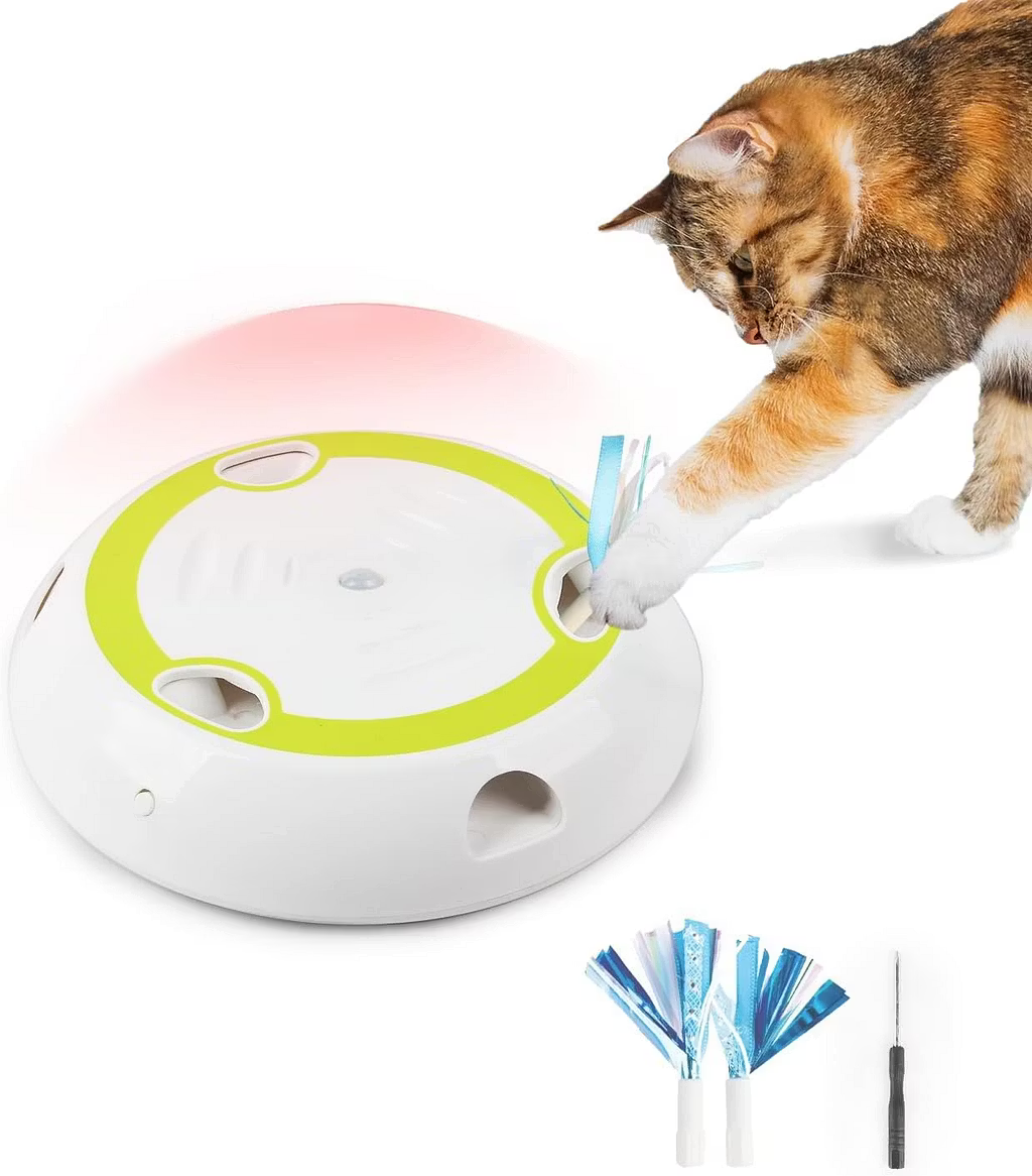 Electric Cat Toys 2 Speed Adjustable Automatic Puzzle Catch Mouse Play Cat Toy for Pet Supplies
