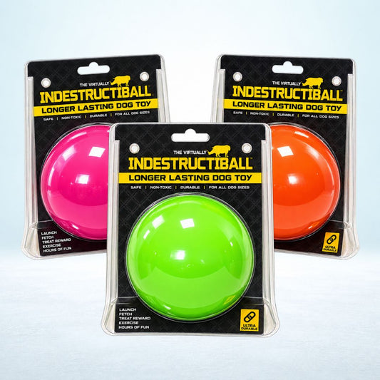 Indestructible Ball Dog Toy Solid Boomer Ball Tough Durable Heavy Duty + Floats