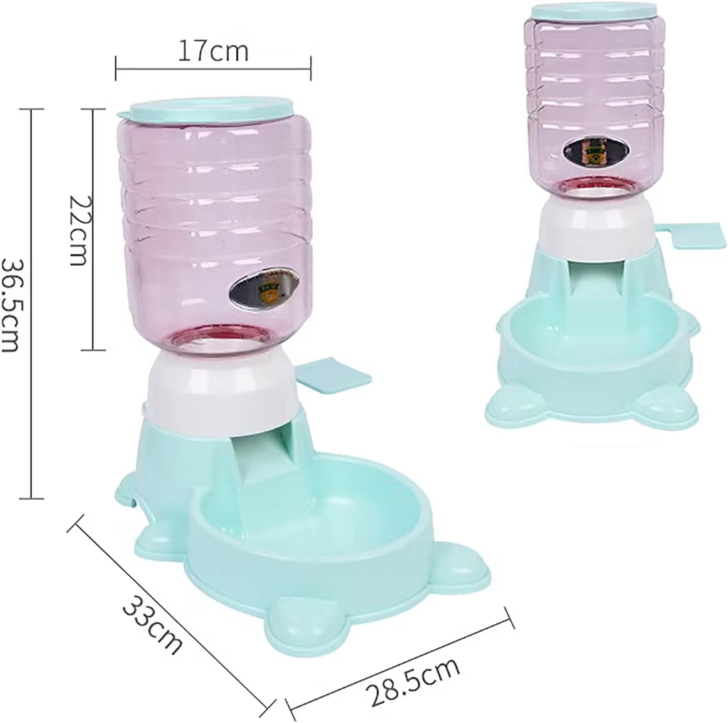 1.8L Pet Feeder Exercise Intelligence Dog Cat Automatic Press Feeder (Green)