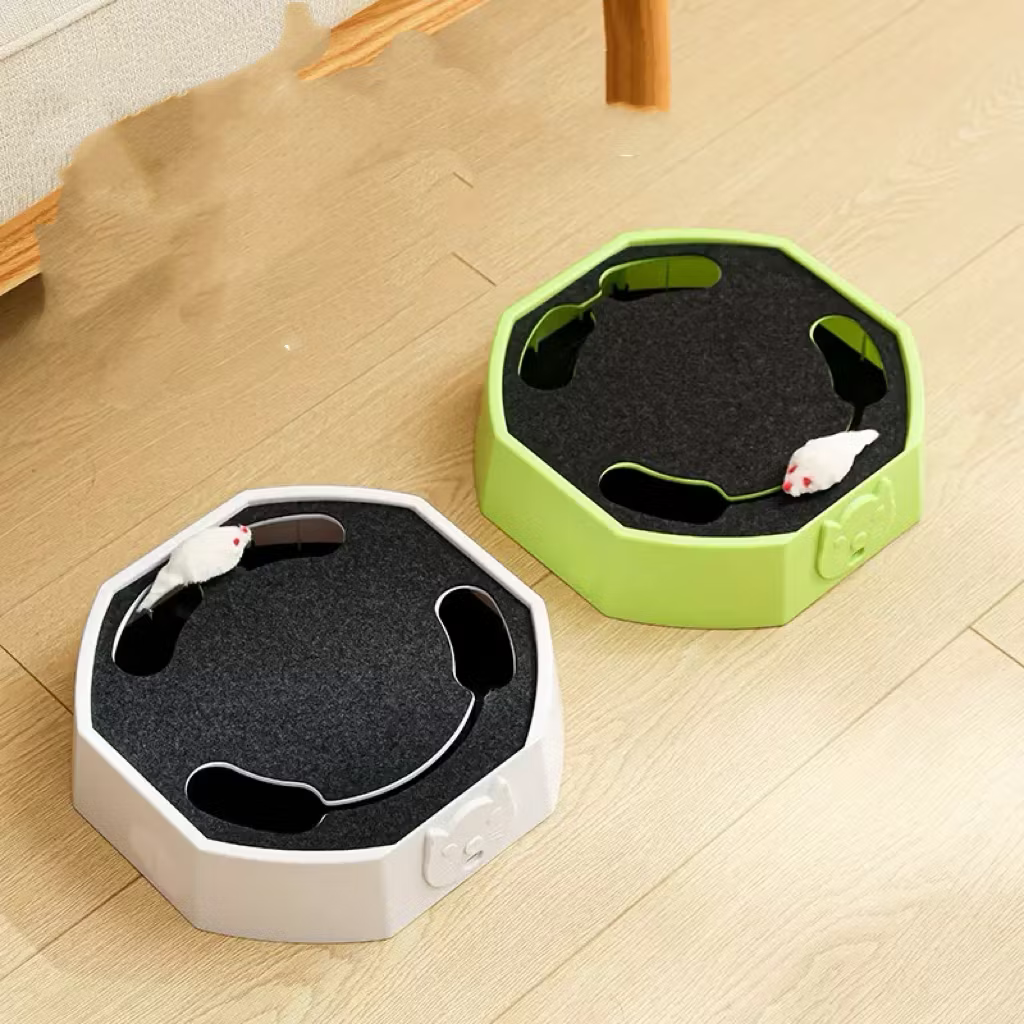 Electric Cat Toys 2 Speed Adjustable Automatic Puzzle Catch Mouse Play Cat Toy for Pet Supplies