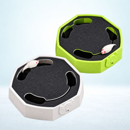 Electric Cat Toys 2 Speed Adjustable Automatic Puzzle Catch Mouse Play Cat Toy for Pet Supplies