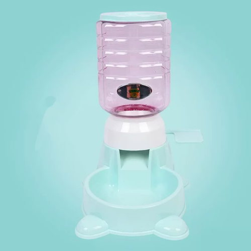 1.8L Pet Feeder Exercise Intelligence Dog Cat Automatic Press Feeder (Green)