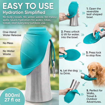 HydraPups™ Dog Water Bottle Large