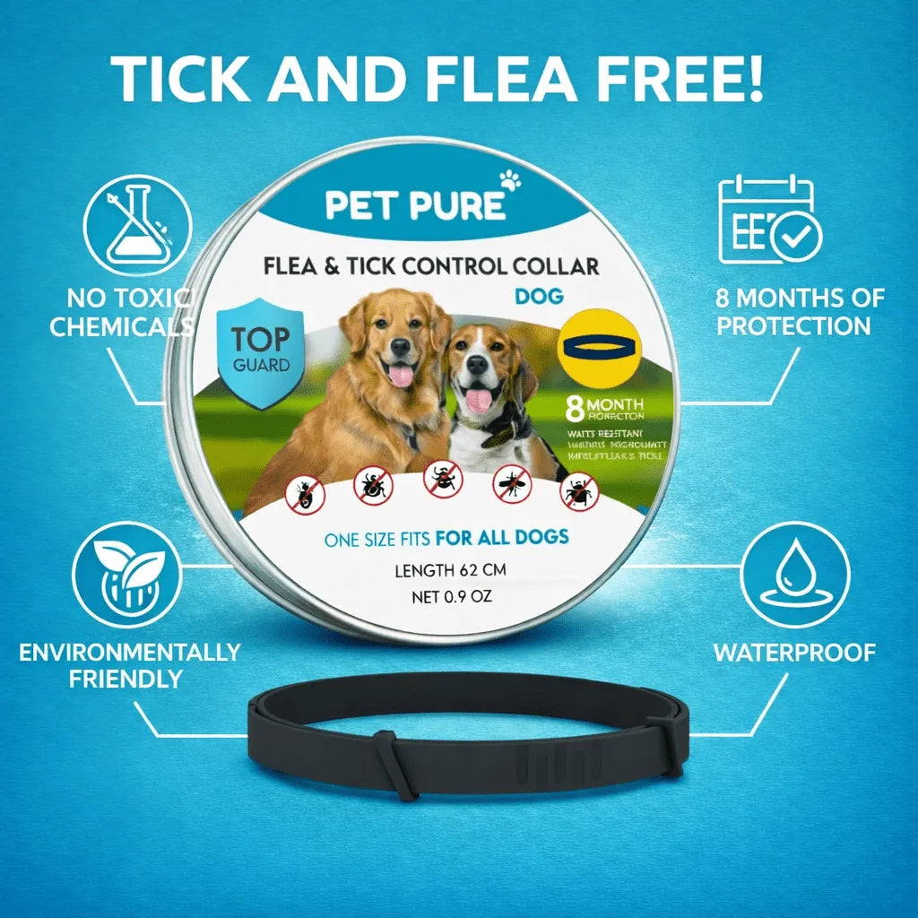 Flea & Tick Control Collar for Dogs - Get Petpure