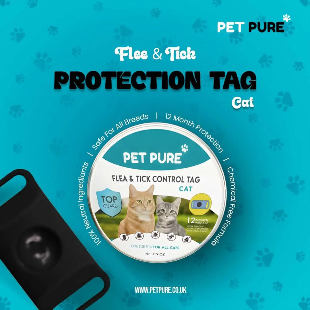 Flea & Tick Control Tag for Cats - Get Petpure