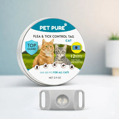Flea & Tick Control Tag for Cats - Get Petpure