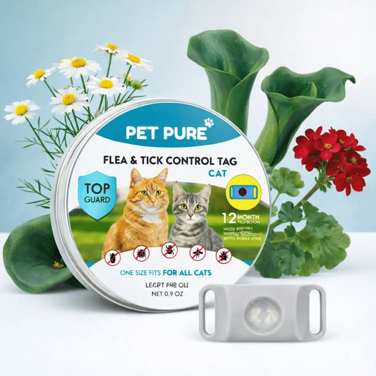 Flea & Tick Control Tag for Cats - Get Petpure
