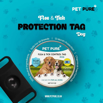 Flea & Tick Control Tag for Dogs - Get Petpure