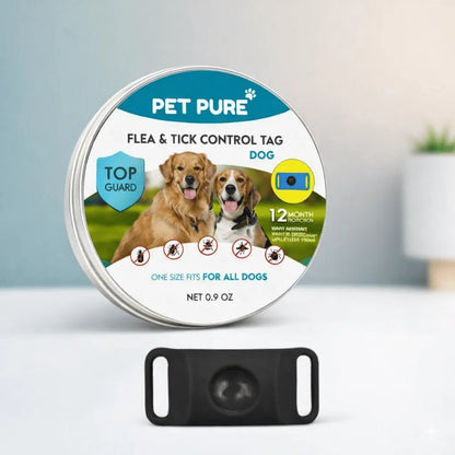 Flea & Tick Control Tag for Dogs - Get Petpure
