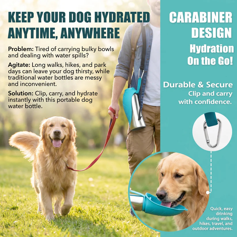HydraPups™ Dog Water Bottle Large