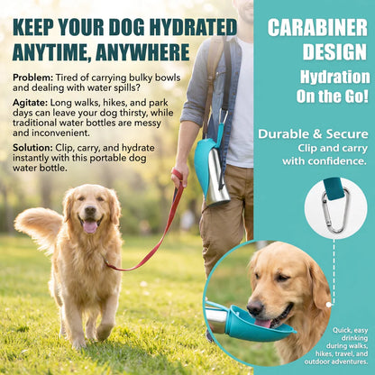 HydraPups™ Dog Water Bottle Large