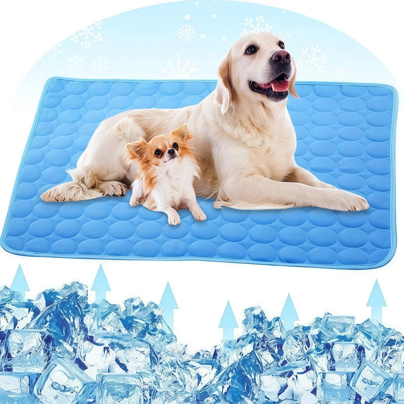 Self Cooling Mat Bed Pet Dog Cat Heat Relief Non-Toxic Summer Bed Pad