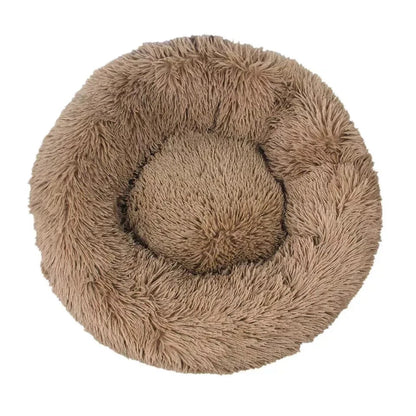 Comfy Calming Donut Extra Large Dog Cat Beds Warm Bed Pet Round Plush Washable