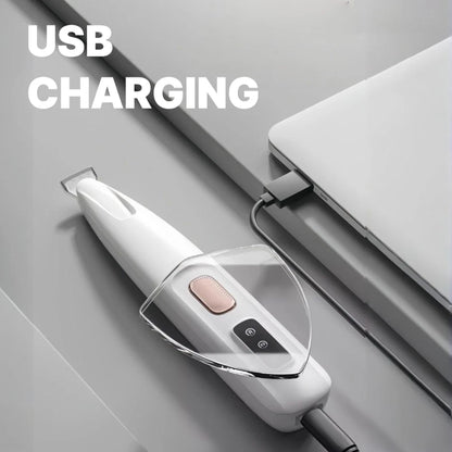 Dogs Cats Paw Hair Trimmer Grooming tool LED Light USB Rechargeable