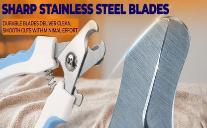 Pets Professional Nail Clippers with Safety Guard and Free Nail File