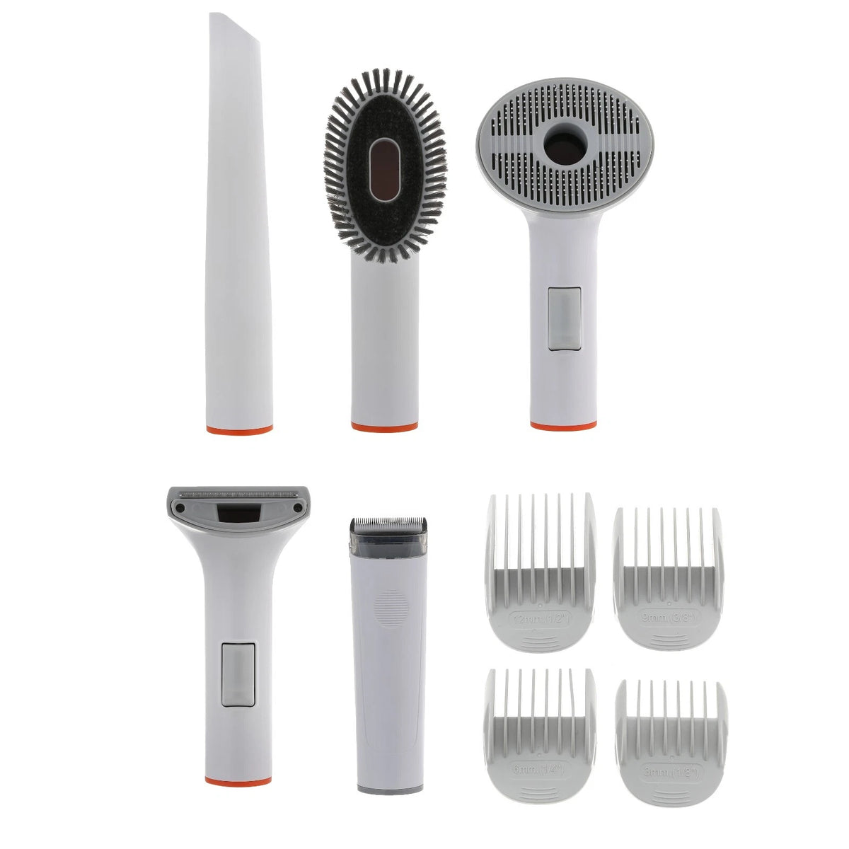 Pet Grooming Vacuum Kit Cat Dog Groomer Clipper Brush Suction Tools Set