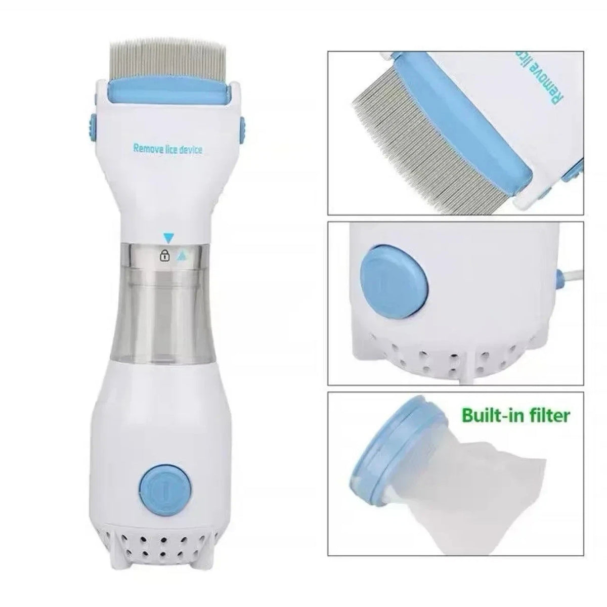 Electric Lice Removal Comb for Cats & Dogs – Flea & Lice Cleaner