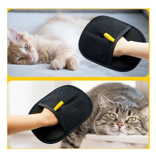 Cat Hair Remover Glove Furniture Electrostatic Pet Mitt Shedding Cleaning Tool
